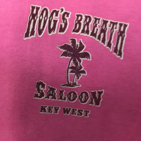 Hogs Breath Saloon Key West t-shirt NWT size S unisex pink - Picture 2 of 6